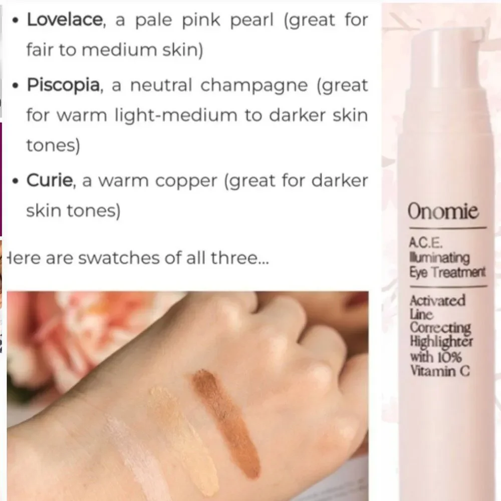 REVOLVE Onomie A.C.E Illuminating Eye Treatment **Shade 1 Lovelace** Made in USA